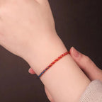 Fortune Jewel Handcrafted Luck Colorful Rope Child Adult Bracelet