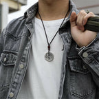 Fortune Jewel Bagua Yin Yang Copper Coin Star Balance Energy Necklace Pendant Fortune Jewel