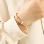 Fortune Jewel 925 Sterling Silver Dragon Boat Festival Zongzi Pattern Luck Handmade Multicolored Rope Child Adult Bracelet