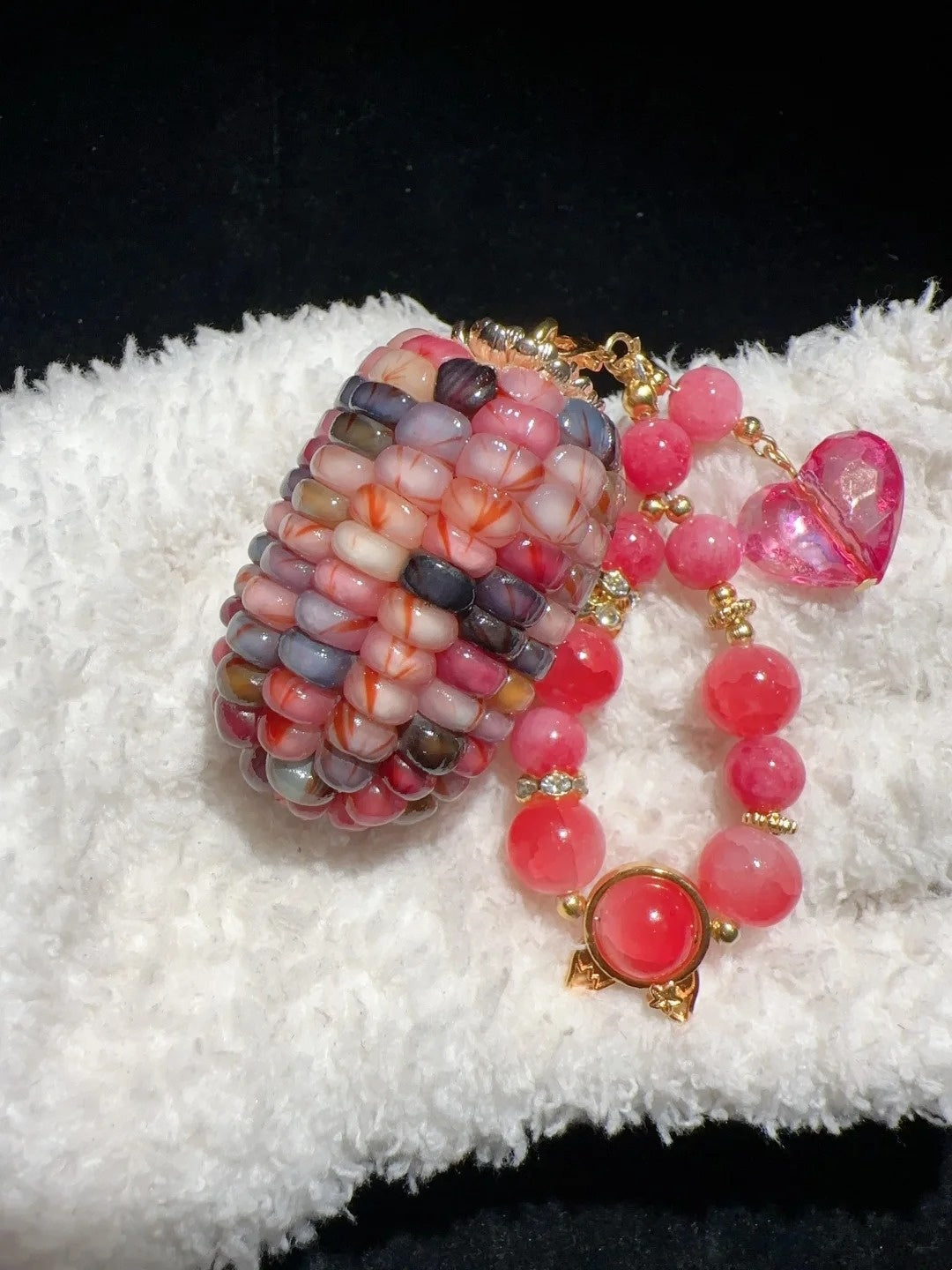 Colorful Cute Chubby Natural Handmade Corn Charms for Fidgeting
