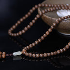 Fortune Jewel 108 Mala Beads Rosewood Jade Calm Bracelet