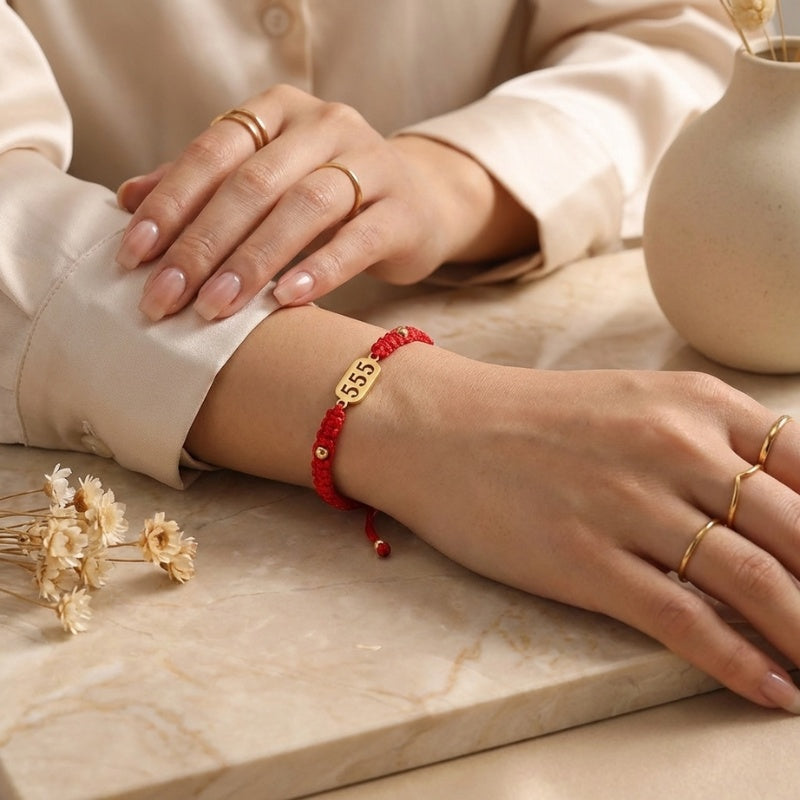 Exclusive: Buddha & Karma 555 Angel Number Transformation Bracelet