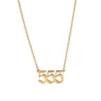 Exclusive: Buddha & Karma 555 Angel Number Necklace - Positive Transformation