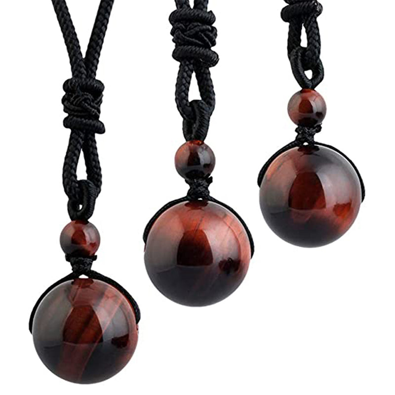 Fortune Jewel Tibetan Tiger's Eye Protection Necklace