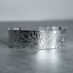 Fortune Jewel Tibetan Lotus White Copper Luck Bracelet