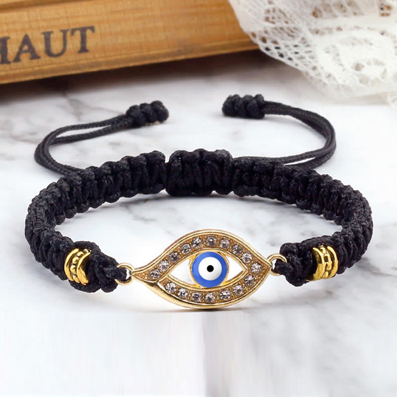 Fortune Jewel Evil Eye Keep Away Evil Spirits String Bracelet