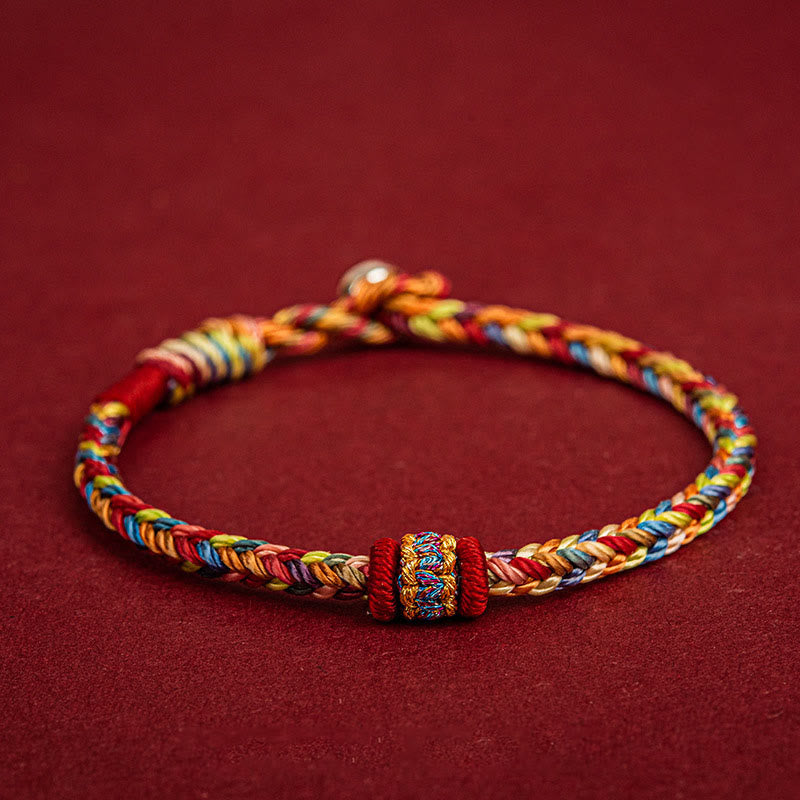 Fortune Jewel Handmade Dragon Boat Festival Luck Colorful Rope Child Adult Bracelet