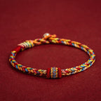 Fortune Jewel Handmade Dragon Boat Festival Luck Colorful Rope Child Adult Bracelet