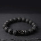 Fortune Jewel "Wishing Strength to Rise from Within" Lava Rock Bracelet Includes Gift Message Card Fortune Jewel