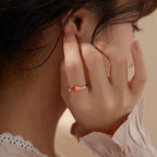 Fortune Jewel Koi Fish Copper Balance Luck Adjustable Ring