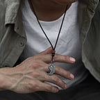 Fortune Jewel 990 Sterling Silver Yin Yang Balance Harmony Necklace Pendant Fortune Jewel
