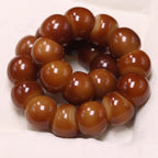 15mm Natural Garlic Bodhi Bracelet – Ultra Smooth Finish, Multi-Color Options