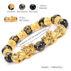 Buddha3bodhi Double Pixiu Obsidian Wealth Bracelet