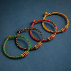 Fortune Jewel Tibet Handmade Chinese Zodiac Natal Buddha Luck Strength Braided String Bracelet