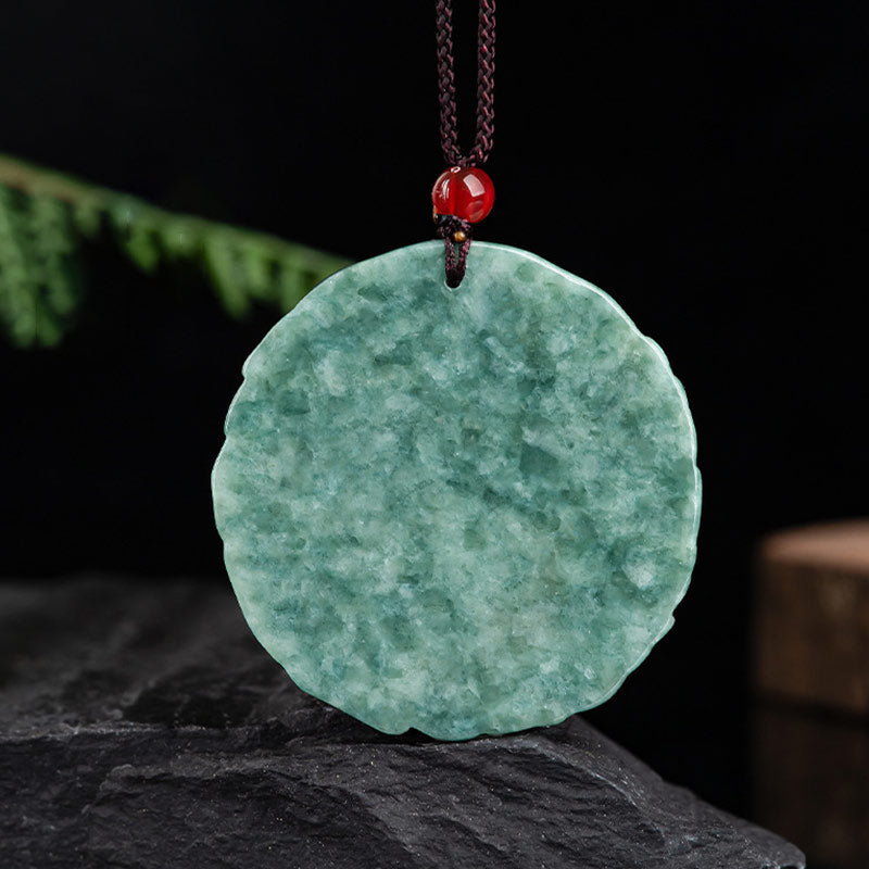 Fortune Jewel Dragon Jade Yin Yang Balance Necklace String Pendant Fortune Jewel
