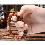 Buddha & Karma Tibetan Guardian Spirit Natural Yak Bone Bracelet