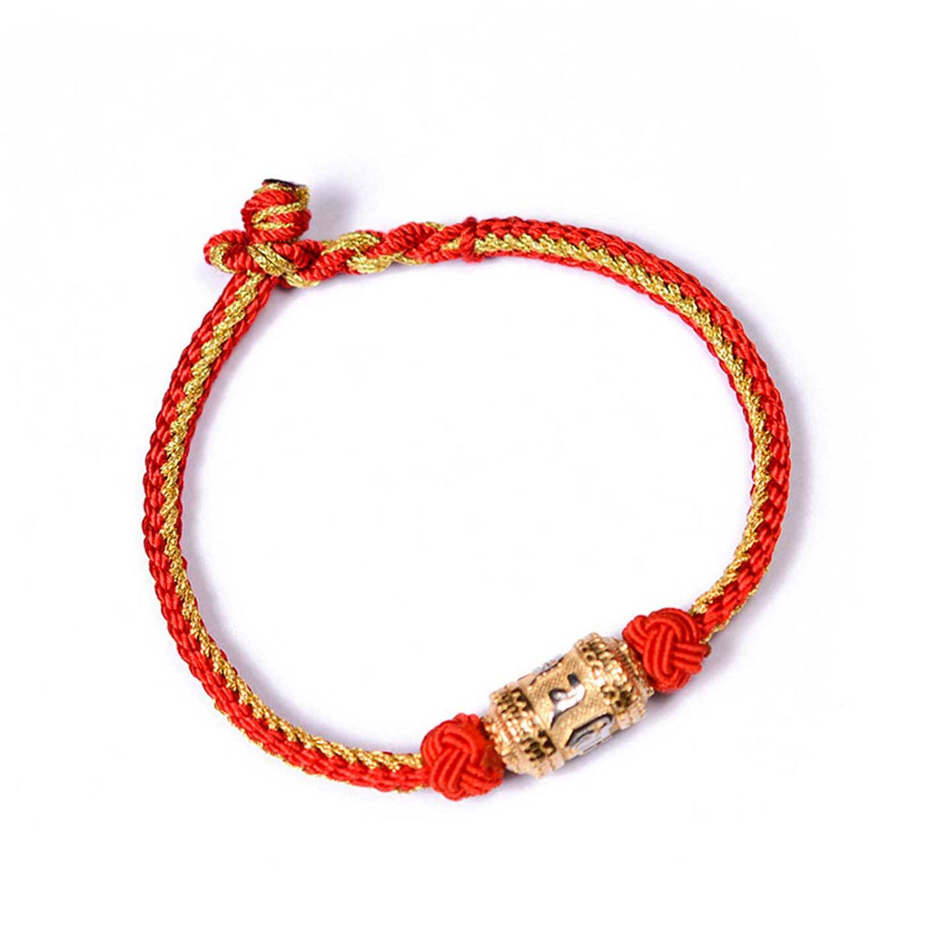 Buddha & Karma Tibetan Mantra Bracelet - Luck & Protection