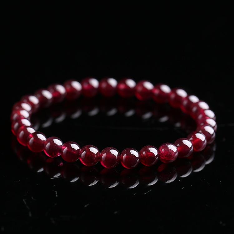 Buddha & Karma Red Garnet Stone Bracelet - Reignite Your Passion & Love