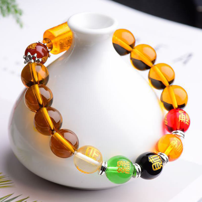 Fortune Jewel Natural Citrine Fortune Happiness Bracelet
