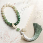 Fortune Jewel Natural Gradient Bodhi Seed Fortune Money Bag Lotus Wisdom Tassel Wrist Mala Fortune Jewel