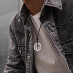 Fortune Jewel Bagua Yin Yang Copper Coin Star Balance Energy Necklace Pendant Fortune Jewel