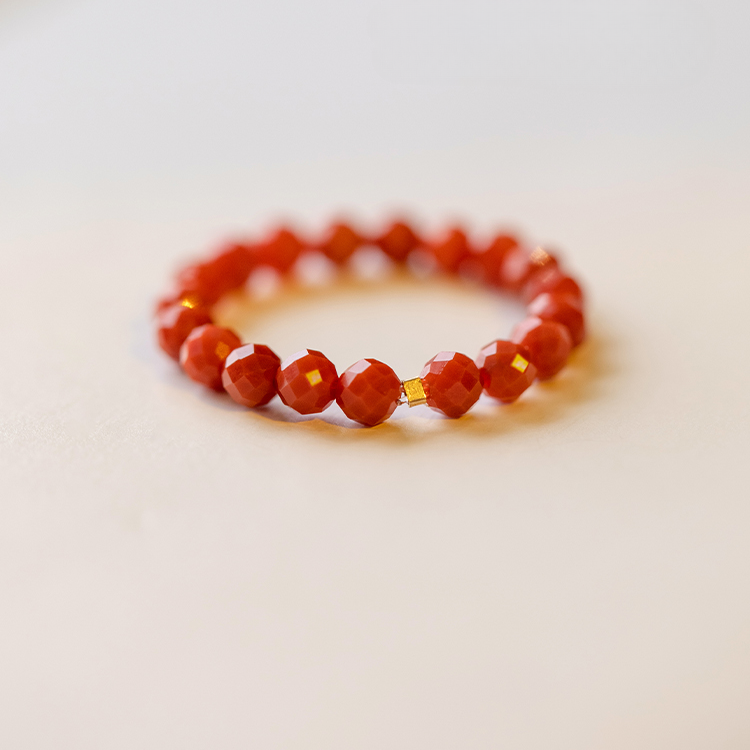 Buddha3bodhi Ultra-fine 2mm South Red Agate Ring