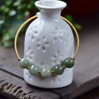 Fortune Jewel Jade Abundance Luck Blessing Bracelet Bangle