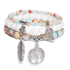 Fortune Jewel Tree Of Life Turquoise Balance Bracelet