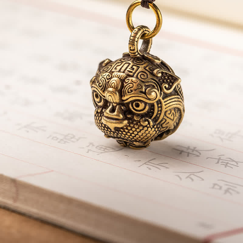 Fortune Jewel PiXiu Wealth Copper Key Chain