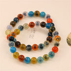 Fortune Jewel Colorful Candy Agate Healing Strength Bead Bracelet