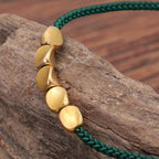 Fortune Jewel 3 PCS Tibetan Copper Beads Healing Protection Luck Bracelet Set