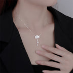 Fortune Jewel 999 Sterling Silver Lotus Flower Pod Carved Enlightenment Necklace Pendant Fortune Jewel