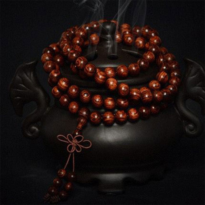 Fortune Jewel Tibetan Rosewood Warmth Bracelet (Random Type)