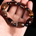 Fortune Jewel Natural Sardonyx Courage Happiness Bracelet