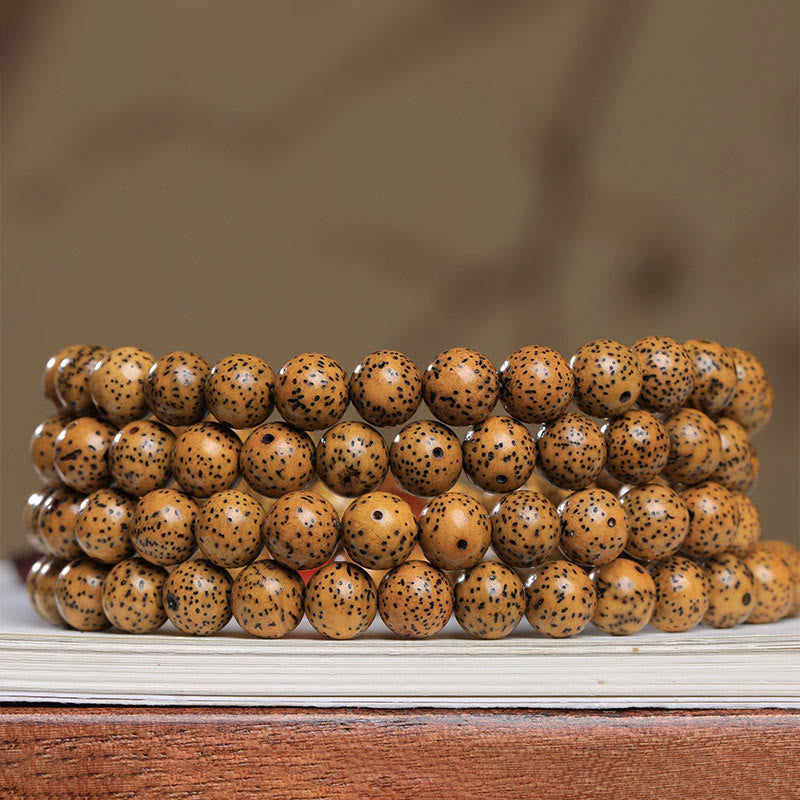 Fortune Jewel 108 Mala Beads Bodhi Seed Red Agate Auspiciousness Bracelet