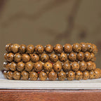 Fortune Jewel 108 Mala Beads Bodhi Seed Red Agate Auspiciousness Bracelet