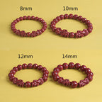Fortune Jewel Natural Double PiXiu Cinnabar Om Mani Padme Hum Wealth Luck Bead Bracelet
