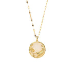 Fortune Jewel Natural Jade Koi Fish Lotus Luck Necklace Pendant