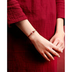 Fortune Jewel Handmade Dunhuang Color Luck Braid String Bracelet