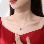 ❗❗❗A Flash Sale- Fortune Jewel 925 Sterling Silver Year of the Dragon Natural Red Agate Dragon Attract Fortune Fu Character Strength Bracelet Necklace Pendant Earrings