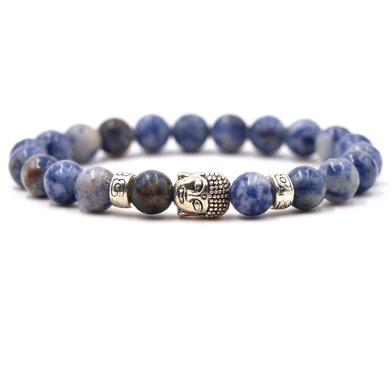 Fortune Jewel Purple Agate Protection Bracelet