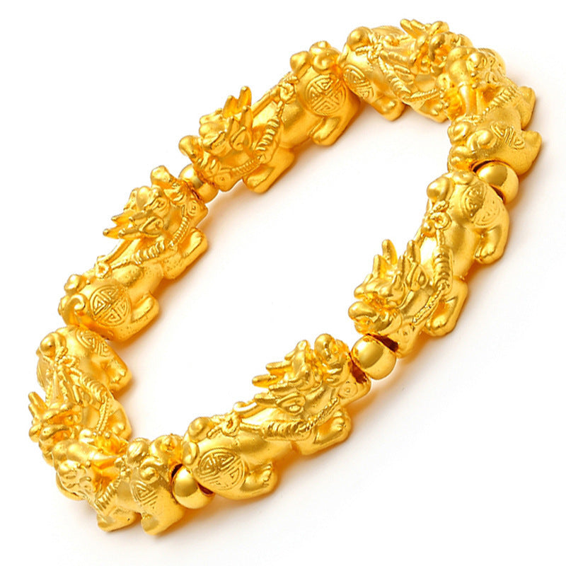 Fashion Lucky Pixiu Bracelet – Men’s Birthday Gift for Dad or Boyfriend