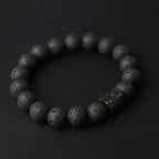 Fortune Jewel "Wishing Strength to Rise from Within" Lava Rock Bracelet Includes Gift Message Card Fortune Jewel