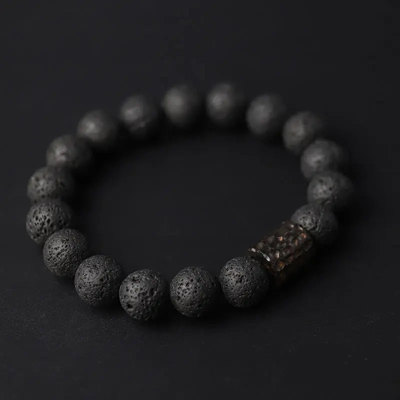 Fortune Jewel "Wishing Strength to Rise from Within" Lava Rock Bracelet Includes Gift Message Card Fortune Jewel