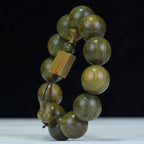 Fortune Jewel Tibetan Green Sandalwood Cure Bracelet