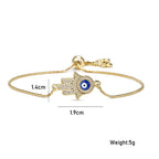 Fortune Jewel Evil Eye Protection Courage Bracelet