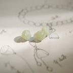 Fortune Jewel White Agate Jade Lotus Protection Bracelet