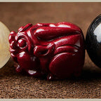 Fortune Jewel Gold Sheen Obsidian PiXiu Cinnabar Om Mani Padme Hum Protection Bracelet