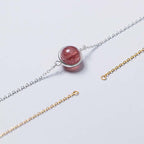Fortune Jewel 925 Sterling Silver Semi-finished Chain Blessing Bracelet