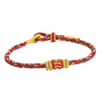 Fortune Jewel Handmade Colorful Rope King Kong Knot Braided Luck Bracelet